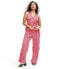 Фото #1 товара Women's Collared Sleeveless Pink Modern Geo Jumpsuit - DVF