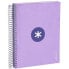 ANTARTIK Spiral notebook a5 micro lined cover 120h 90gr square 5 mm 5 band 6 holes