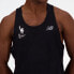 Фото #4 товара New Balance Men's NYC Marathon Q Speed Jacquard Singlet Black Size M