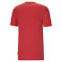 Puma Essentials Logo Crew Neck Short Sleeve T-Shirt Mens Red Casual Tops 5864494