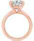 ფოტო #3 პროდუქტის Certified Lab Grown Diamond Cushion-Cut Solitaire Engagement Ring (5 ct. t.w.) in 14k Gold