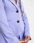 COLLUSION blazer with nipped in waist in lilac co-ord