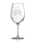 Фото #2 товара Skull and Cross Bones All Purpose Wine Glass 18Oz - Set Of 4 Glasses