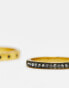 Фото #2 товара Mango two pack plain band rings in gold