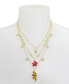 ფოტო #3 პროდუქტის Faux Stone Parrot Layered Necklace