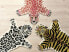 Фото #5 товара Детский коврик Beliani Teppich SHERE Handgetufteter, gemütlicher Wollteppich im Tiger-Design
