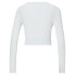 Puma Formknit Seamless Training Crop Top Long Sleeve Athletic T-Shirt Womens Siz