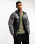 Columbia Powder Lite hooded Omni-HEAT coat in grey