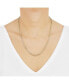 ფოტო #4 პროდუქტის Glitter Double Rope Link 20" Chain Necklace (3-3/4mm) in 14k Gold