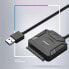 Фото #2 товара Kabel Adapter do dysku HDD i SSD SATA 2.5'' / 3.5'' USB 3.0 do 4TB - czarny