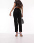 Topshop comfort stretch Mom jeans in black