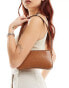 Фото #2 товара ASOS DESIGN curved base shoulder bag in brown