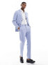 Фото #1 товара Selected Homme slim fit suit trouser in blue