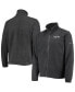 ფოტო #3 პროდუქტის Men's San Antonio Spurs Heathered Charcoal Flanker Full-Zip Jacket