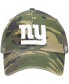 Фото #4 товара Men's Camo New York Giants Woodland Logo Clean Up Adjustable Hat