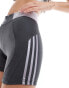 adidas Performance Hyperglam 5 inch shorts in grey