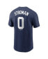 Фото #2 товара Men's Marcus Stroman Navy New York Yankees Fuse Name and Number T-shirt