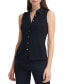 Фото #3 товара Women's Sleeveless Button-Up Blouse