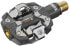 Фото #1 товара LOOK X-TRACK RACE CARBON Ti Pedals - Dual Sided Clipless, Titanium, 9/16", Black