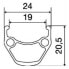 Фото #2 товара MAVIC XM-119 M475 29´´ 6B Disc MTB front wheel