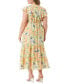 Фото #2 товара Trendy Plus Size Kariana Flutter-Sleeve Dress