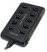 Фото #2 товара LogiLink USB 2.0 10-Port Hub with On/Off Switch - 480 Mbit/s - Status - Windows 98SE/ME/200/XP/Vista/2003/7 - 290 g - 143 x 230 x 70 mm