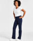 Фото #3 товара Women's Ponté-Knit Bootcut Pants, Created for Macy's