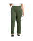 Plus Size Sport Knit High Rise Pants