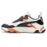 Puma Trinity Lace Up Mens Black, Orange, White Sneakers Casual Shoes 38928936 10.5 - фото #3