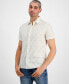 Men's Regular-Fit Mosaic Embroidery Shirt