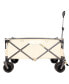 Фото #1 товара Heavy-Duty Collapsible Folding Utility Wagon Spacious, Compact, and All-Terrain