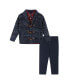 ფოტო #1 პროდუქტის Toddler/Child Boys Toggle Cardigan Sweater Set