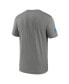 Фото #3 товара Men's Gray Detroit Lions Sideline Legend Performance T-Shirt