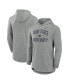 Фото #1 товара Men's Heather Gray Penn State Nittany Lions Blitz Hoodie Long Sleeve T-Shirt