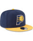 Фото #3 товара Men's Navy, Gold Indiana Pacers Two-Tone 9FIFTY Adjustable Hat