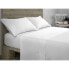 Fitted sheet Alexandra House Living QUTUN White 150 x 200 cm