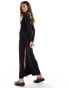 Фото #3 товара ASOS DESIGN square neck angel sleeve maxi dress in black