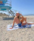 Фото #18 товара 100% Organic Cotton, Sand Resistant, Sunset Beach Towel, 36" x 70"