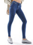 ONLY pushup skinny jeans in dark blue denim