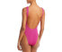 Фото #2 товара bond-eye Womens The Mara One Piece Swimsuit Pink Size OS