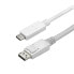 Фото #1 товара StarTech.com 9.8ft/3m USB C to DisplayPort 1.2 Cable 4K 60Hz - USB-C to DisplayPort Adapter Cable HBR2 - USB Type-C DP Alt Mode to DP Monitor Video Cable - Works w/ Thunderbolt 3 - White - 3 m - USB Type-C - DisplayPort - Male - Male - Straight