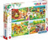 Фото #1 товара Пазл для детей Clementoni Puzzle 2x20+2x60 elementów Super Kolor - Farma