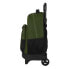 SAFTA Compact With Trolley Wheels Dark Forest Backpack