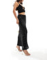 Never Fully Dressed sequin maxi skirt in black