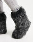 Фото #6 товара ASOS DESIGN faux fur calf boot in brown