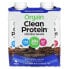 Фото #1 товара Orgain, Clean Protein Shake, сливочная шоколадная помадка, 4 пакетика, по 330 мл (11 жидк. Унций)