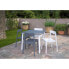 Garden chair Garbar Elba Dark grey polypropylene 56 x 53 x 80 cm 4 Units (4 Pieces)