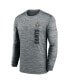 Men's Gray New Orleans Saints 2024 Sideline Velocity Performance Long Sleeve T-Shirt Серый, L - фото #3