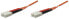 Фото #1 товара Intellinet Fiber Optic Patch Cable - OM2 - SC/SC - 5m - Orange - Duplex - Multimode - 50/125 µm - LSZH - Fibre - Lifetime Warranty - Polybag - 5 m - OM2 - SC - SC