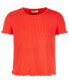 ფოტო #1 პროდუქტის Girls Solid Ribbed T-Shirt, Created for Macy's